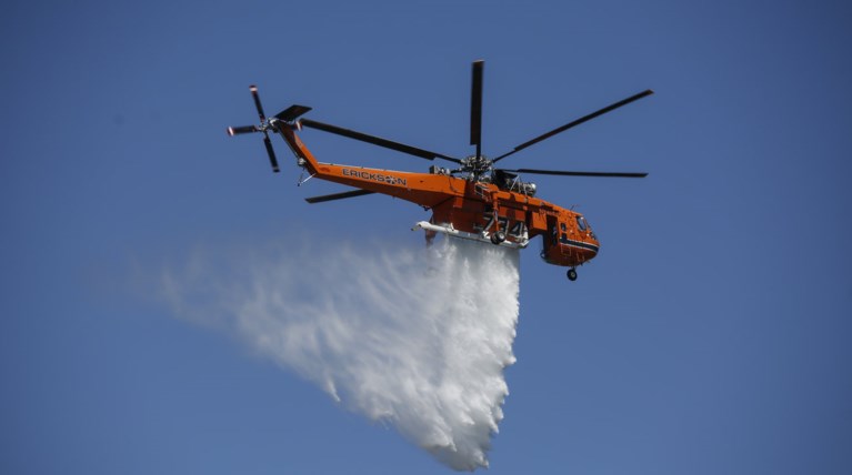 Πυρκαγιά σε δύσβατη περιοχή στη Μεσσηνία