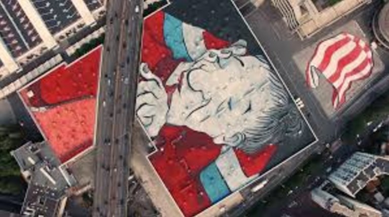 Tο μεγαλύτερο street art έργο στον κόσμο μιλάει για τον καιρό