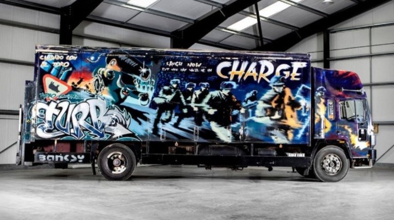 Turbo Zone Truck: Ένας Banksy του 2000 σε δημοπρασία
