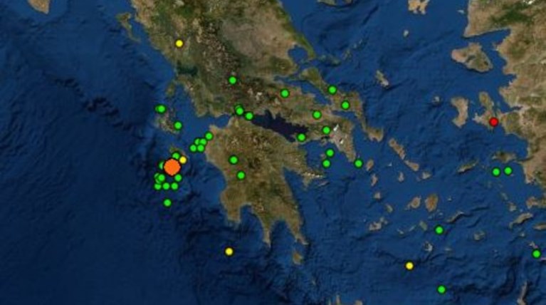 Σεισμική δόνηση 4,5  Ρίχτερ στη Ζάκυνθο