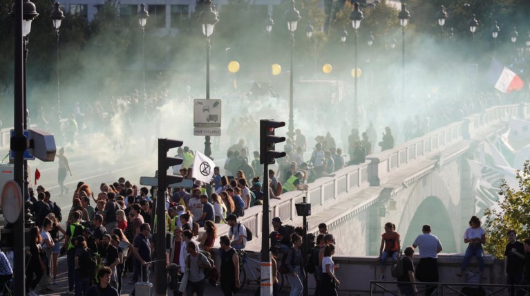 Bίαια επεισόδια στο Παρίσι στην πορεία για το κλίμα
