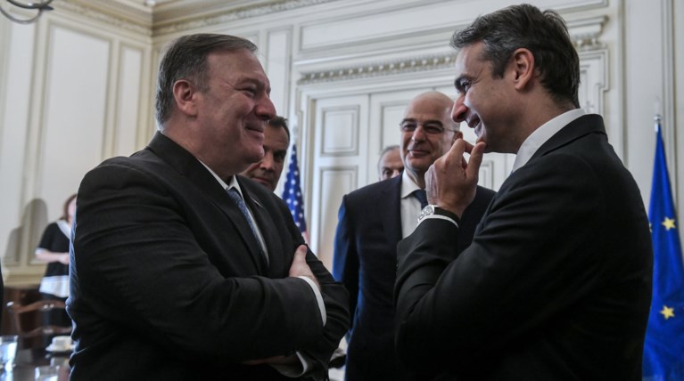 Μητσοτάκης σε Πομπέο:Κατάφωρη παραβίαση του διεθνούς δικαίου από τη Τουρκία