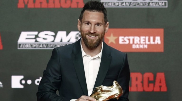 Ο Μέσι παρέλαβε το έκτο «χρυσό παπούτσι»