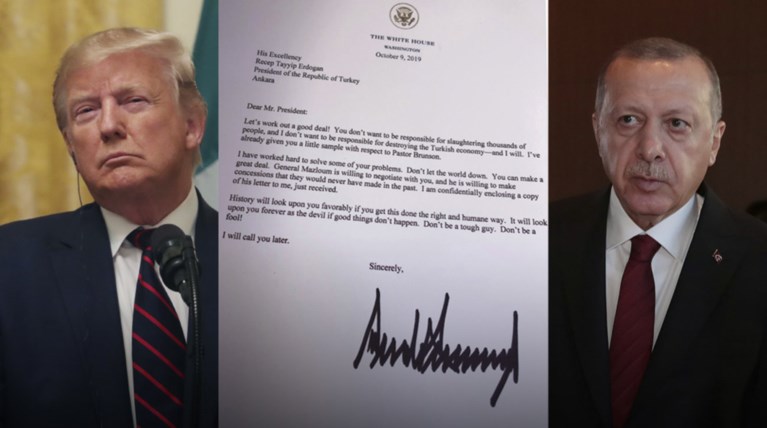 Ερντογάν για απίστευτη επιστολή Τραμπ: Την πέταξα στα σκουπίδια