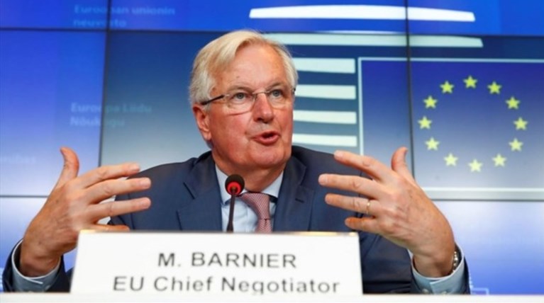 Mπαρνιέ: Ο κίνδυνος ενός Brexit χωρίς συμφωνία εξακολουθεί να υφίσταται
