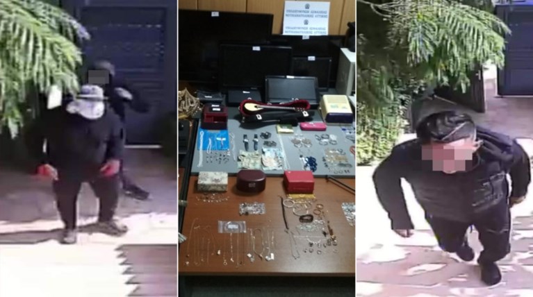 Στα χέρια της ΕΛ.ΑΣ. οι διαρρήκτες των νοτίων προαστίων [φωτο]