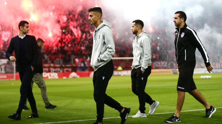 Επεισόδια κατά την άφιξη του ΠΑΟΚ στο Καραϊσκάκη