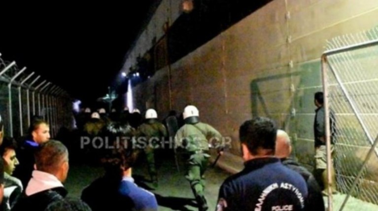 Άγρια νύχτα στη ΒΙΑΛ: Επεισόδια μεταξύ μεταναστών στη Χίο