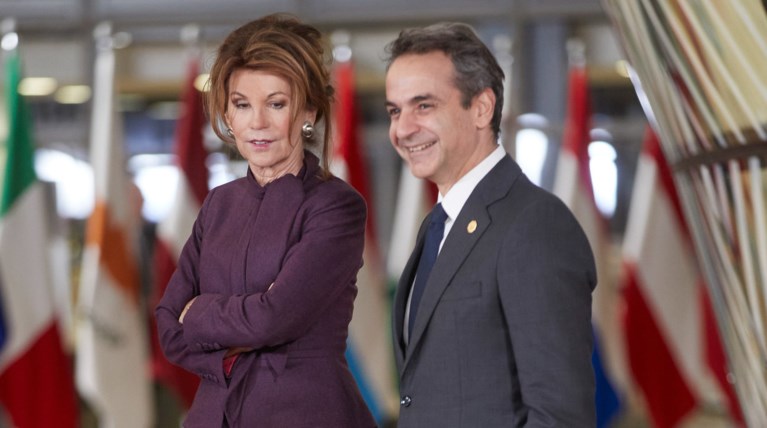 Viral η διαφορά ύψους Κ.Μητσοτάκη με την Αυστριακή Καγκελάριο