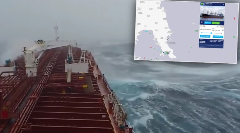 Ακυβέρνητο πλοίο με 22 άτομα πλήρωμα στο Μυρτώο πέλαγος- Ανεμοι 10 μποφόρ