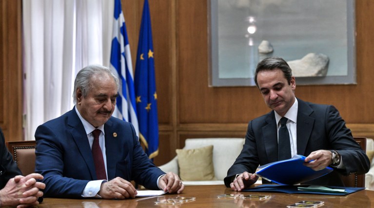 Χαφτάρ μετά τη συνάντηση με Μητσοτάκη: Άκυρο το μνημόνιο με τον Ερντογάν