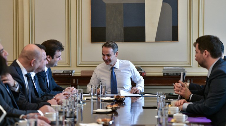 Συνάντηση Μητσοτάκη - Πιερρακάκη για το «ψηφιακό κράτος»