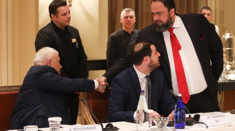 Για πρώτη φορά στο τραπέζι οι «Big 4» του ποδοσφαίρου - Εικόνες