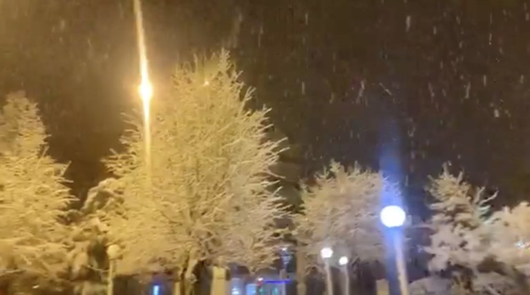 Από τη Φλώρινα ξεκίνησε η κακοκαιρία: Πυκνή χιονόπτωση