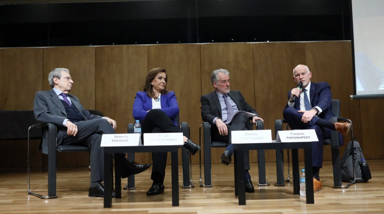 Υπέρ της προσφυγής στη Χάγη τάχθηκαν Παπανδρέου & Μπακογιάννη