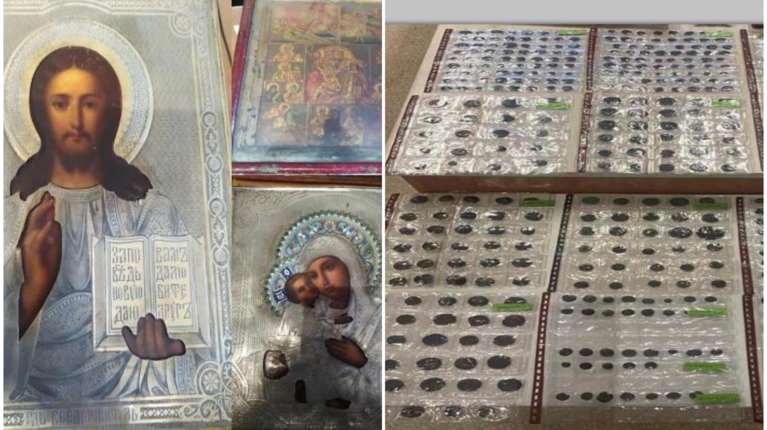 Φλώρινα: 67χρονη συνελήφθη για αρχαιοκαπηλία - Αρχαία νομίσματα, μεταβυζαντινές εικόνες και απολιθώματα στο σπίτι της