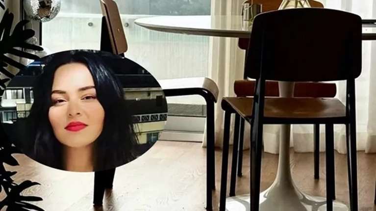 Ζενεβιέβ Μαζαρί: Μας δείχνει τη λευκή στρογγυλή τραπεζαρία της - Θα τη βρεις στην IKEA