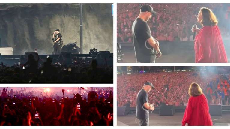 Ο ΛΕΞ πλημμύρισε το ΟΑΚΑ: Πάνω από 60.000 στην πρώτη συναυλία - Η εμφάνιση έκπληξη της Χαρούλας Αλεξίου [εικόνες - βίντεο]