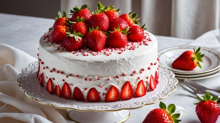 Η Γαλλία πήρε το ρεκόρ Γκίνες για τη μεγαλύτερη τούρτα Fraisier 121,88 μέτρων, από την Ιταλία [Εικόνες - Βίντεο]