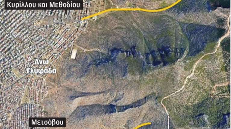 Να γιατί πνίγηκαν οι άνθρωποι στην Γλυφάδα: Ο χάρτης που δείχνει τα ρέματα που μπαζώθηκαν