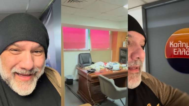 Συγκινεί ο Γρηγόρης Αρναούτογλου με βίντεο από το γραφείο του Γιώργου Παπαδάκη: "Κάθε μέρα περνάει από το μυαλό μου"