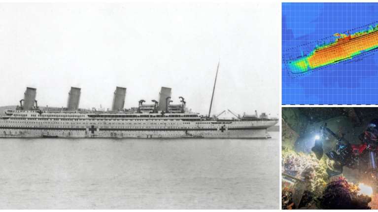 Το ναυάγιο του Βρετανικού: Δείτε τα αντικείμενα μεγάλης ιστορικής αξίας από το &quot;αδελφάκι&quot; του Τιτανικού ανοιχτά της Τζιας