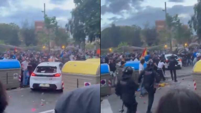 Σοκ στη Βαρκελώνη: Αυτοκίνητο έπεσε πάνω στο πλήθος πριν το ντέρμπι Μπαρτσελόνα-Εσπανιόλ - 8 τραυματίες [βίντεο]