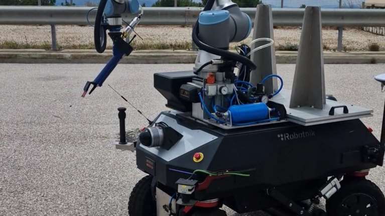 Ένα αυτόνομο ρομπότ δοκιμάστηκε στην Ολυμπία Οδό