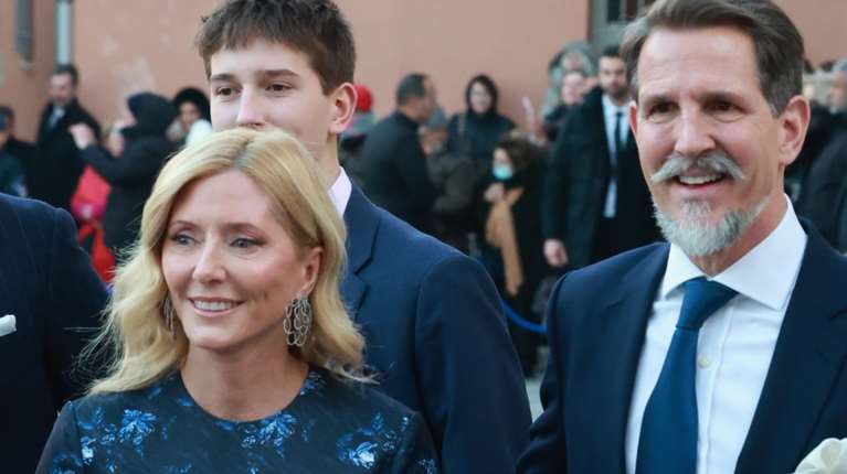 Μαρί Σαντάλ: Ετσι ευχήθηκε στον Παύλο Ντε Γκρες για τη γιορτή του Αγίου Βαλεντίνου - Η σπάνια φωτό