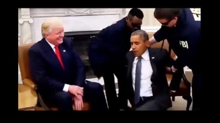Ο Τραμπ πόσταρε ΑΙ βίντεο με τον Ομπάμα να... συλλαμβάνεται από πράκτορες του FBI - Υπό τους ήχους του &quot;YMCA&quot; [βίντεο]