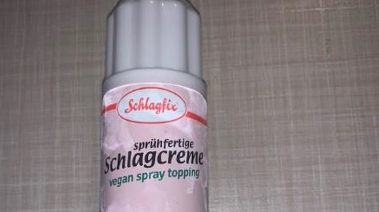 Schlagcreme vegan spray topping