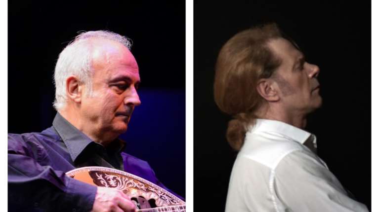 O Θανάσης Πολυκανδριώτης και ο Στέφανος Κορκολής &quot;Μαζί&quot; στη σκηνή του Παλλάς