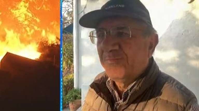 Λος Άντζελες: Έλληνας έσωσε τη γειτονιά του από τη φωτιά - Αποφάσισα να αμυνθώ για το σπίτι μου, είναι η οικογένειά μου