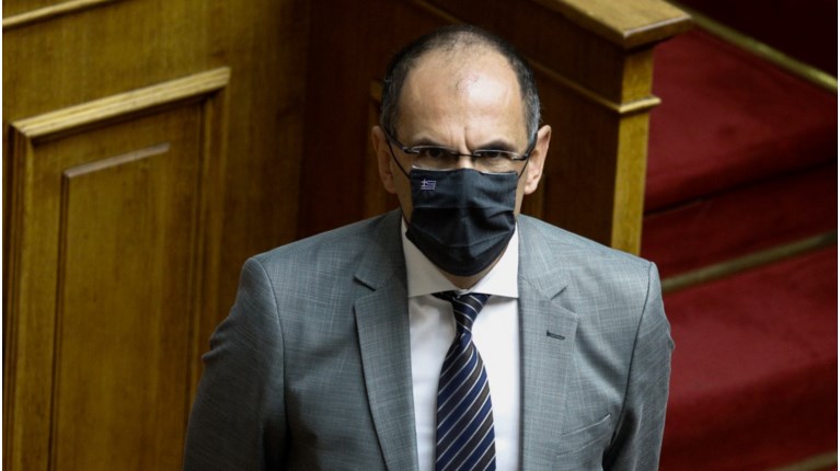 Γιώργος Γεραπετρίτης Μάσκα Βουλή