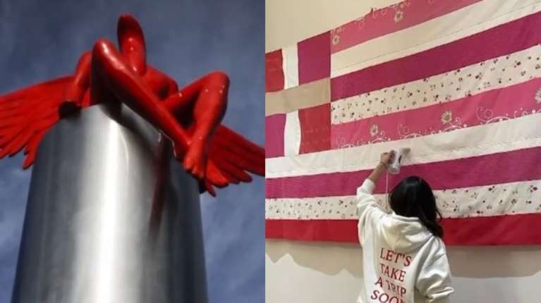 Γλυπτά και έργα τέχνης που δίχασαν και προκάλεσαν οργή- Ο Phylax, ο εσταυρωμένος και η ροζ σημαία