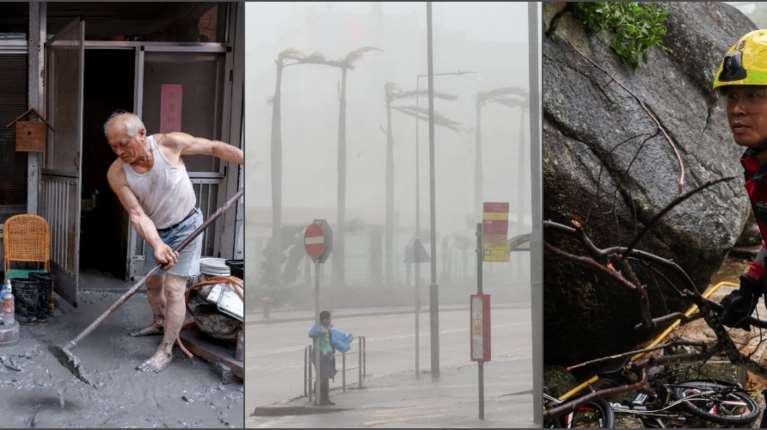 Σούπερ τυφώνας Ραγκάσα: Χτυπά αλύπητα Χονγκ Κονγκ, Ταϊβάν και Κίνα - 17 νεκροί και εκατοντάδες τραυματίες [Βίντεο]