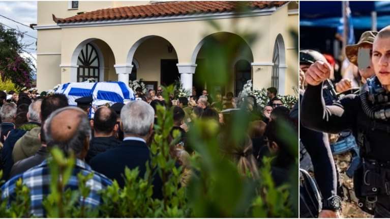 Πρέβεζα: Θρήνος στην κηδεία του 21χρονου καταδρομέα που πέθανε κατά τη διάρκεια εκπαιδευτικής άσκησης [εικόνες]