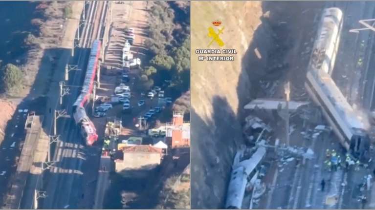 Τραγωδία στην Ισπανία: Βίντεο από drone αποκαλύπτει το εφιαλτικό σιδηροδρομικό δυστύχημα με τους 39 νεκρούς