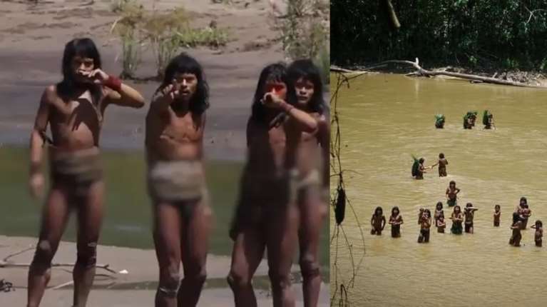 Αμαζόνιος: Ερευνητής έβγαλε για πρώτη φορά βίντεο απομονωμένη φυλή - "Σκεφτόμουν από πού θα μου έρθει το βέλος"