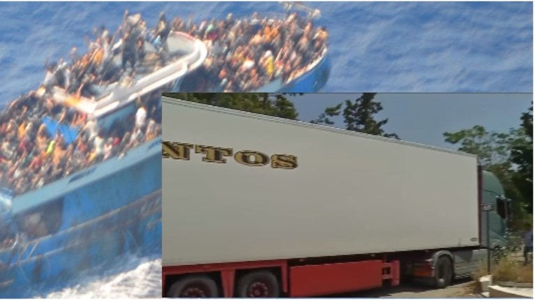 Ναυάγιο στην Πύλο - Φορτηγό ψυγείο