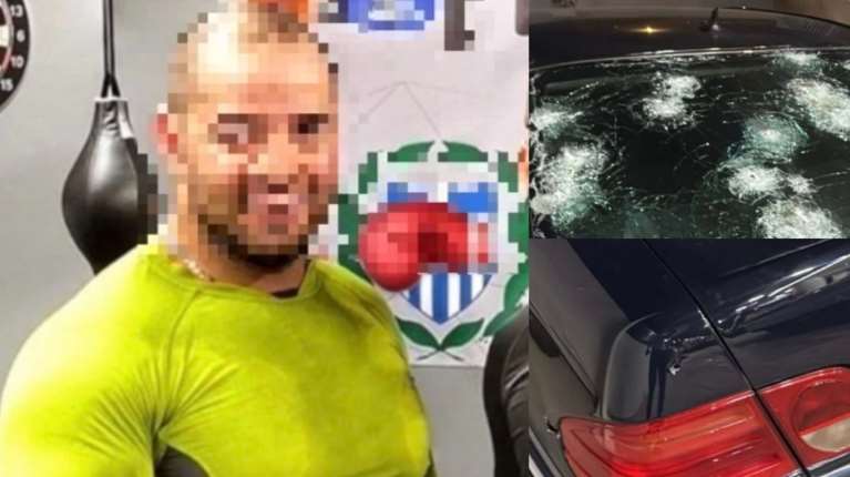 Μαφιόζικη επίθεση στα Άνω Λιόσια: &quot;Γάζωσαν&quot; θωρακισμένη Mercedes με καλάσνικοφ - Στόχος ο γνωστός στις Αρχές &quot;Μπόντι Μπίλντερ&quot; [εικόνες]