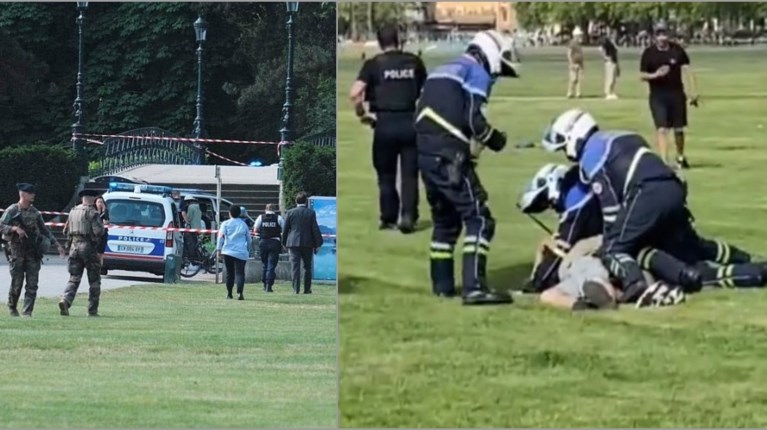 ΓΑΛΛΙΑ ΕΠΙΘΕΣΗ ΜΕ ΜΑΧΑΙΡΙ ΠΑΙΔΙΚΗ ΧΑΡΑ