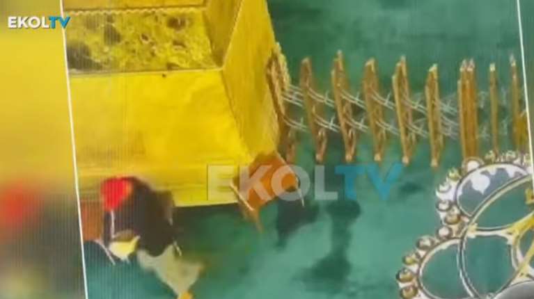 Συναγερμός στην Αγιά Σοφιά μετά από απόπειρα εμπρησμού: Βίντεο ντοκουμέντο με άνδρα να βάζει φωτιά