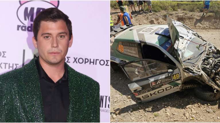 ΕΚΟ Ράλλυ Ακρόπολις 2025: Σοκαριστικό ατύχημα για τον ηθοποιό Γιώργο Αμούτζα [εικόνες - βίντεο]