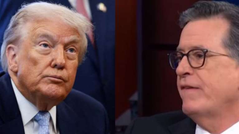 Μαίνεται ο "πόλεμος" του Ντόναλντ Τραμπ με τα late night shows - Νέα πυρά κατά του Στίβεν Κολμπέρτ