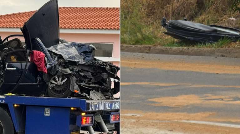 Τραγωδία στις Αφίδνες: Πώς έγινε το τροχαίο με τους 2 νεκρούς - Σε απόσταση 20μ. εκτινάχθηκαν τα καθίσματα [εικόνες]