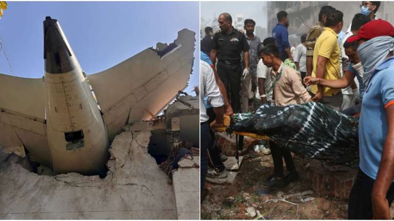 Τραγωδία στην Ινδία: Εκατοντάδες νεκροί μετά τη συντριβή αεροπλάνου - Έπεσε σε ξενώνα γιατρών