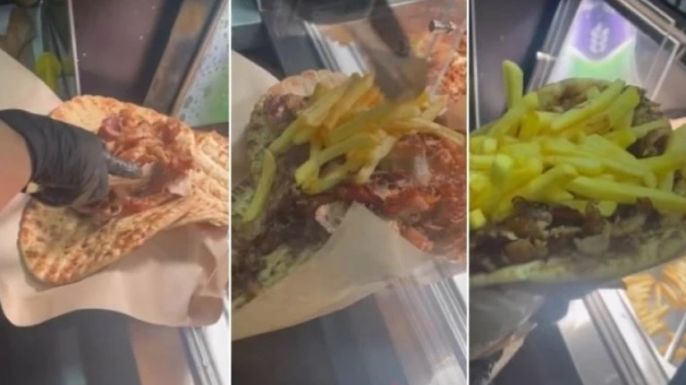 Τρίπιτο σουβλάκι