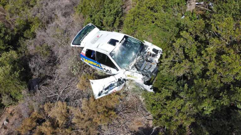 Τρομακτικό ατύχημα σε ράλι για τον οδηγό αγώνων Στράτο Σταματάκη - &quot;Tα μέτρα προστασίας λειτούργησαν&quot; [εικόνες - βίντεο]