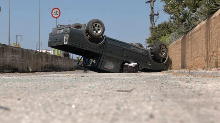 οχημα τουμπαρισμα χανια